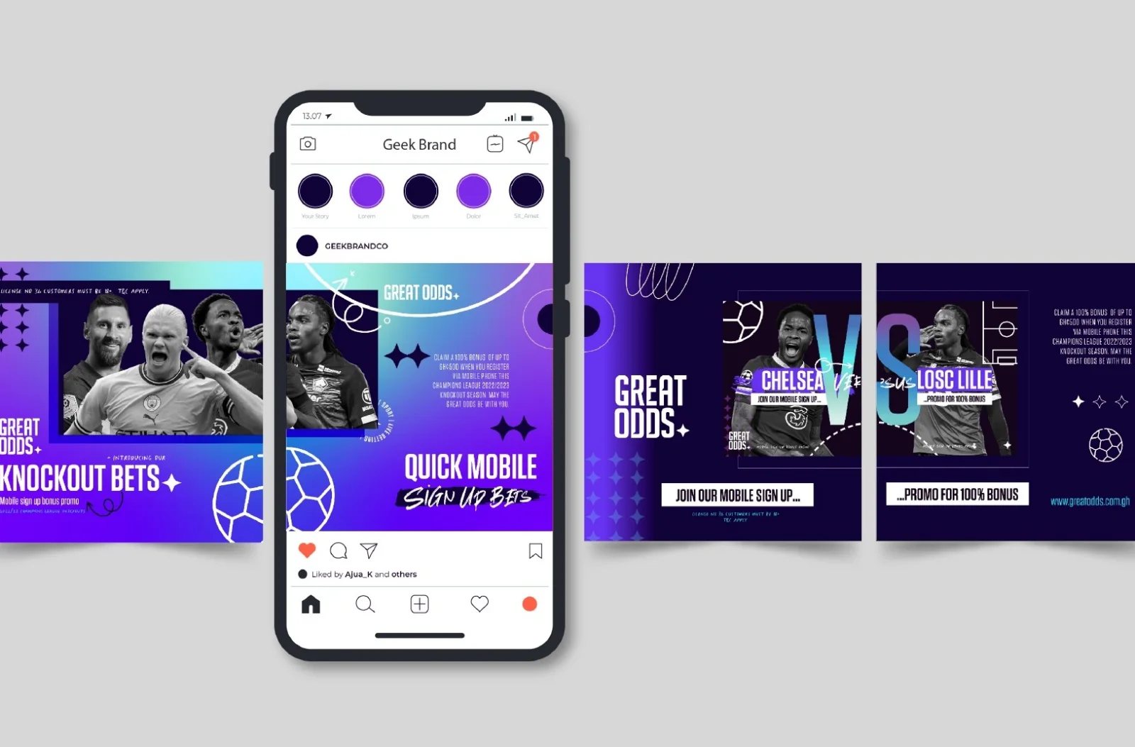Digital campaign design by Geek Brand